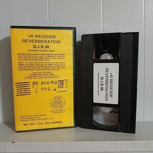G.I.S.M R Regicide Reverberation Live VHS Japanese Punk Rock Gism Anarcho